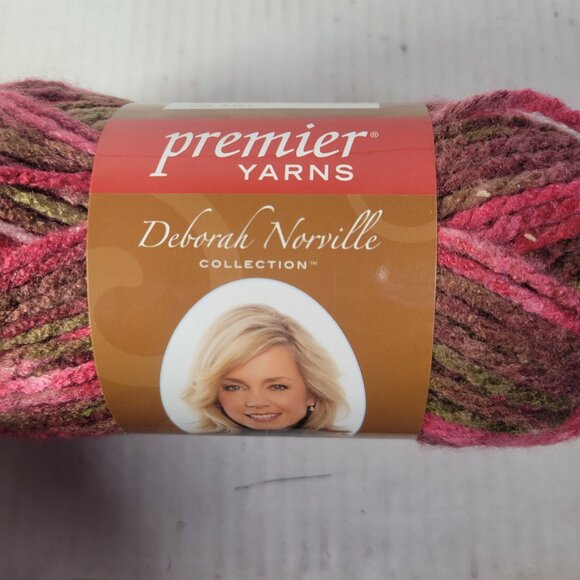 3 Skeins Premier Yarns Discontinued Deborah Norville Collection Serenity Chunky - Picture 2 of 5